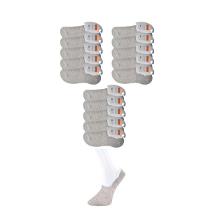 Gri Erkek Babet Çorap 15 Çift
