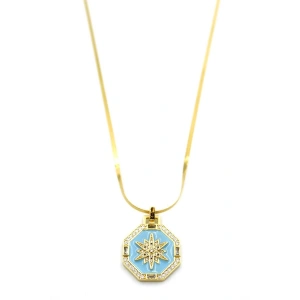 Güneş Kolye - Altın