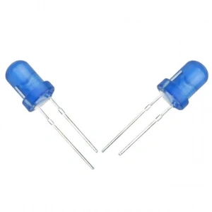 Halmet Mantar Led 5mm Mavi