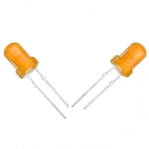 Halmet Mantar Led 5mm Turuncu