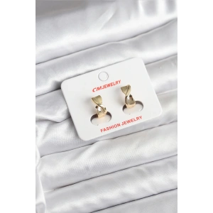 HarmonyAura 14K Gold Renk Kaplama CM Kadın Küpe