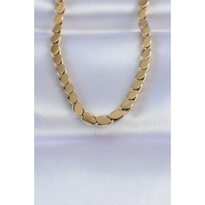 HarmonyAura 316L Çelik Gold Renk Arpa Model Kolye