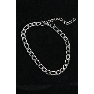 HarmonyAura 316L Çelik Klasik Model Gümüş Renk Erkek Bileklik