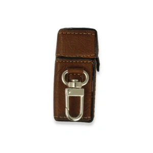 HarmonyAura  Airpods 2 (2.nesil) Deri Kılıf - Kahverengi