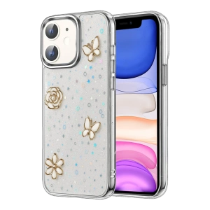 HarmonyAura Apple iPhone 11 Fiyonk Desenli Kapak - Desen 10