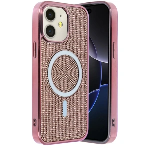 HarmonyAura Apple iPhone 11 Helen Magsafe Kapak - Pembe