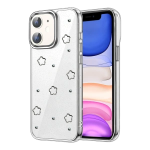 HarmonyAura Apple iPhone 12 Fiyonk Desenli Kapak - Desen 8