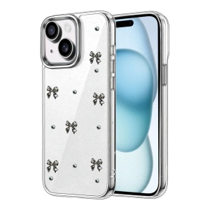 HarmonyAura Apple iPhone 14 Fiyonk Desenli Kapak - Desen 5