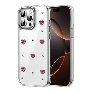 HarmonyAura Apple iPhone 14 Pro Max Fiyonk Desenli Kapak - Desen 3