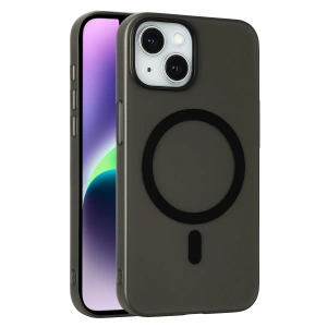 HarmonyAura Apple iPhone 14 Tuna PC Slim Magsafe Kapak - Siyah