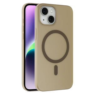 HarmonyAura Apple iPhone 14 Tuna PC Slim Magsafe Kapak - Titan Gri