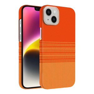 HarmonyAura Apple iPhone 14 Vega Magsafe Kapak - Sarı