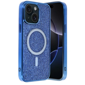 HarmonyAura Apple iPhone 15 Helen Magsafe Kapak - Lacivert