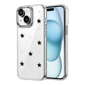 HarmonyAura Apple iPhone 15 Plus Fiyonk Desenli Kapak - Desen 7