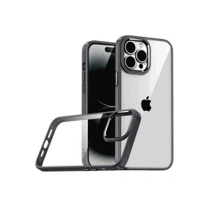 HarmonyAura Apple iPhone 15 Pro Max Razer Lensli Silikon - Siyah