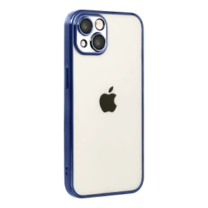 HarmonyAura Apple iPhone 15 Razer Lensli Silikon - Lacivert