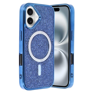 HarmonyAura Apple iPhone 16 Helen Magsafe Kapak - Lacivert