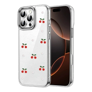 HarmonyAura Apple iPhone 16 Pro Fiyonk Desenli Kapak - Desen 9