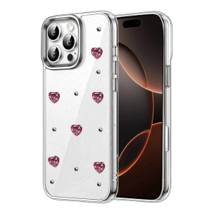 HarmonyAura Apple iPhone 16 Pro Max Fiyonk Desenli Kapak - Desen 3