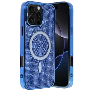 HarmonyAura Apple iPhone 16 Pro Max Helen Magsafe Kapak - Lacivert