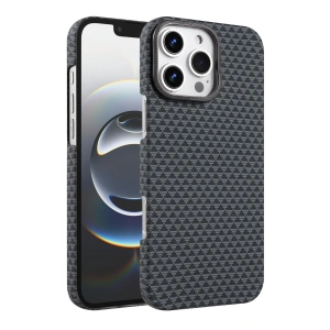 HarmonyAura Apple iPhone 16 Pro Max Vega Magsafe Kapak - Gri