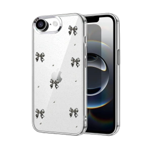 HarmonyAura Apple iPhone 16E Fiyonk Desenli Kapak - Desen 5