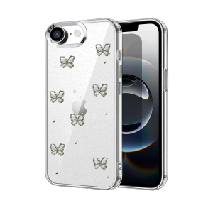 HarmonyAura Apple iPhone 16E Fiyonk Desenli Kapak - Desen 9