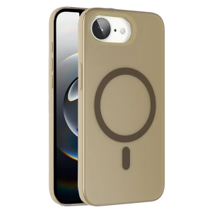 HarmonyAura Apple iPhone 16E Tuna PC Slim Magsafe Kapak - Titan Gri