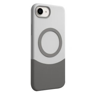 HarmonyAura Apple iPhone 16E Velar Magsafe Kapak - Natural Grey