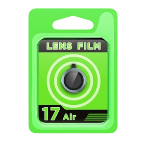 HarmonyAura Apple iPhone 17 Air Raze Metal Kamera Lens - Mavi