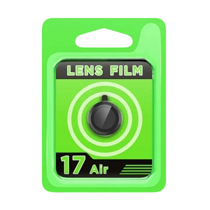 HarmonyAura Apple iPhone 17 Air Raze Metal Kamera Lens - Siyah