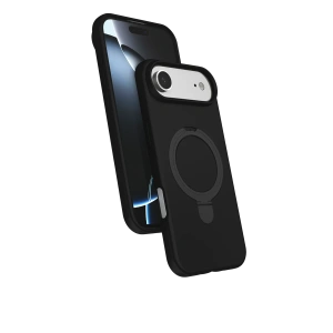 HarmonyAura Apple iPhone 17 Air Regal Magsafe Standlı Kapak - Siyah
