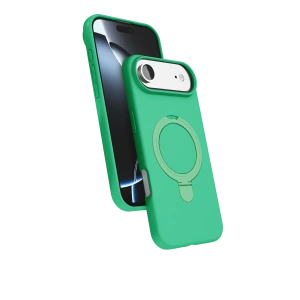 HarmonyAura Apple iPhone 17 Air Regal Magsafe Standlı Kapak - Yeşil