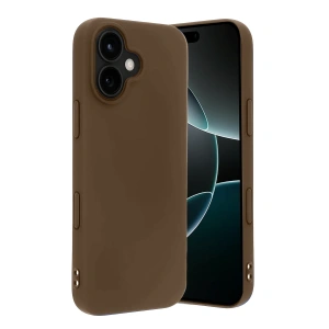 HarmonyAura Apple iPhone 17 First Silikon - Kahverengi