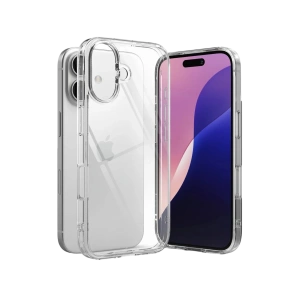 HarmonyAura Apple iPhone 17 Lüx Şeffaf Silikon - Şeffaf