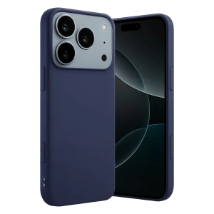 HarmonyAura Apple iPhone 17 Pro Max First Silikon - Lacivert