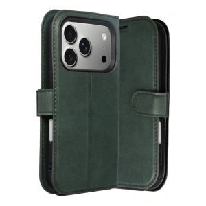 HarmonyAura Apple iPhone 17 Pro Max Trend S Plus Kapaklı Kılıf - Yeşil