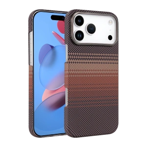 HarmonyAura Apple iPhone 17 Pro Max Vega Magsafe Kapak - Çöl Titanyum