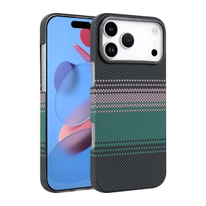 HarmonyAura Apple iPhone 17 Pro Max Vega Magsafe Kapak - Yeşil