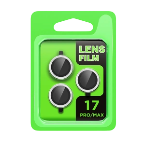 HarmonyAura Apple iPhone 17 Pro Raze Metal Kamera Lens - Gümüş