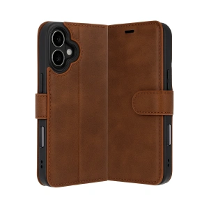 HarmonyAura Apple iPhone 17 Trend S Plus Kapaklı Kılıf - Taba