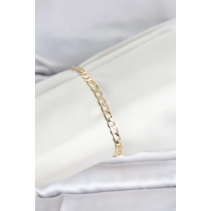 HarmonyAura CM 14K Gold Renk Halka Zincir Model Kadın Bileklik