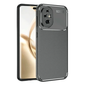 HarmonyAura  Honor 200 Kılıf Auto Focus Karbon Kapak - Siyah