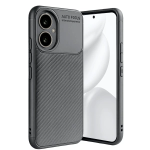 HarmonyAura Honor 400 Kılıf Auto Focus Karbon Kapak - Gri