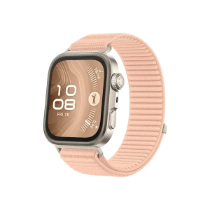 HarmonyAura Huawei Fit 4 Braid Kordon - Pudra