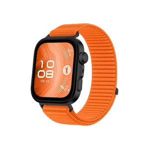 HarmonyAura Huawei Fit 4 Braid Kordon - Turuncu