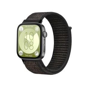 HarmonyAura Huawei Fit 4 Hasırlı Cırtcırtlı Kordon - Siyah