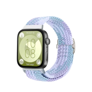 HarmonyAura Huawei Fit 4 Star Kordon - Lila-Beyaz