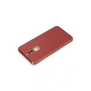 HarmonyAura  Huawei Mate 10 Lite Kılıf Volet Silikon - Kırmızı