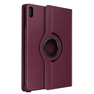 HarmonyAura Huawei MatePad 11 10.9 360 Tablet Deri Kılıf - Mürdüm